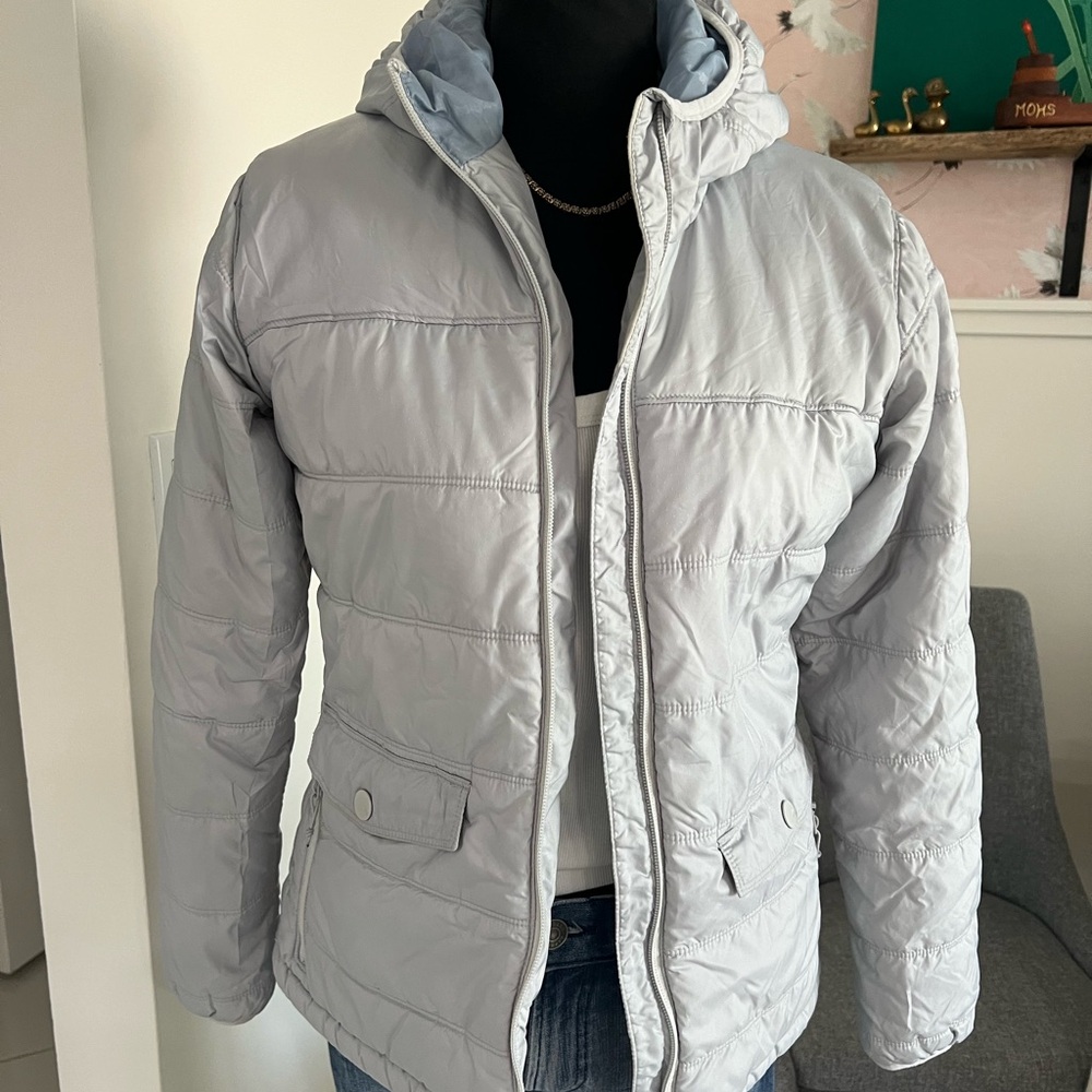 MERRELL Women's Quilted Puffer Rain Jacket Coat Size Small Select Dry